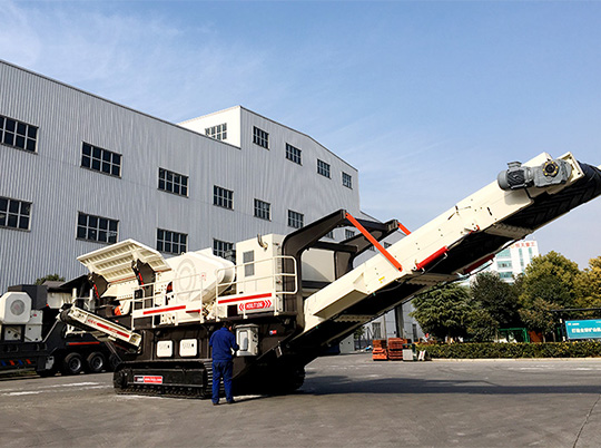 Wotetrack履帶式移動破碎站，助力建筑垃圾資源化利用!