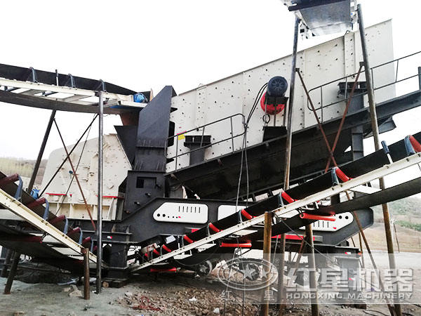 吉林移動(dòng)破碎站現(xiàn)場 吉林移動(dòng)破碎站現(xiàn)場